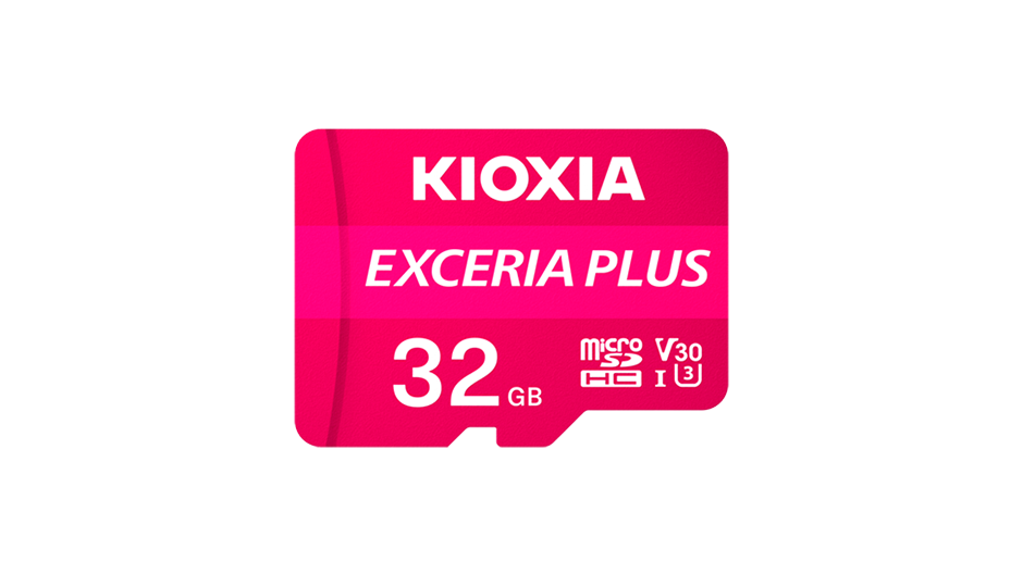 Thẻ nhớ KIOXIA EXCERIA PLUS microSD 32GB LMPL1M032GG2 – UHS-I U3, V30, hỗ trợ 4K