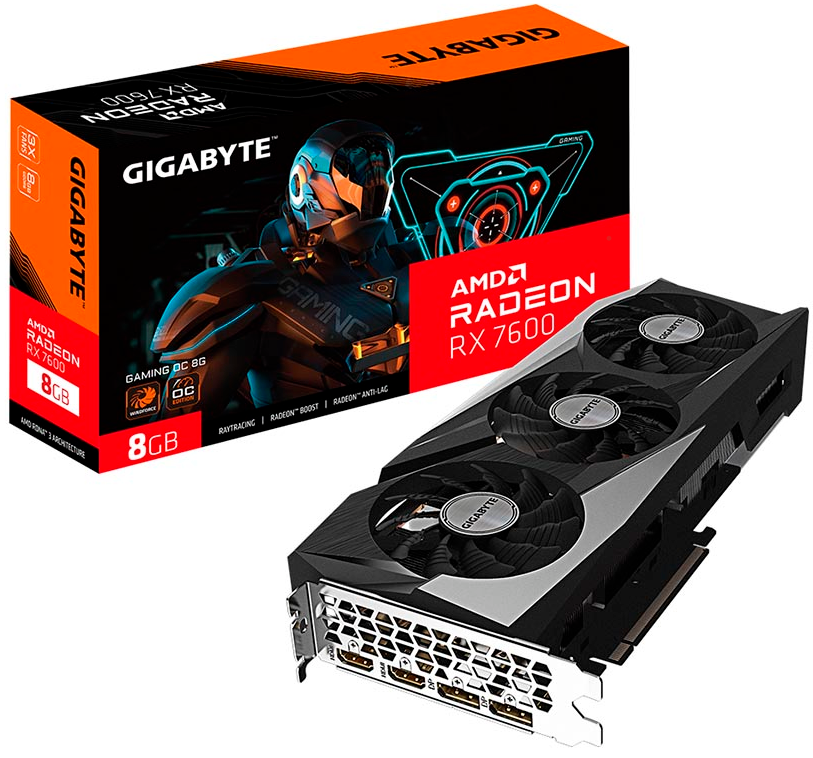Card đồ họa Gigabyte Radeon™ RX 7600 GAMING OC-8GD