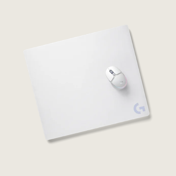 Tấm lót chuột Logitech AURORA COLLECTION - Trắng (White) (943-000726) | Hàng chính hãng