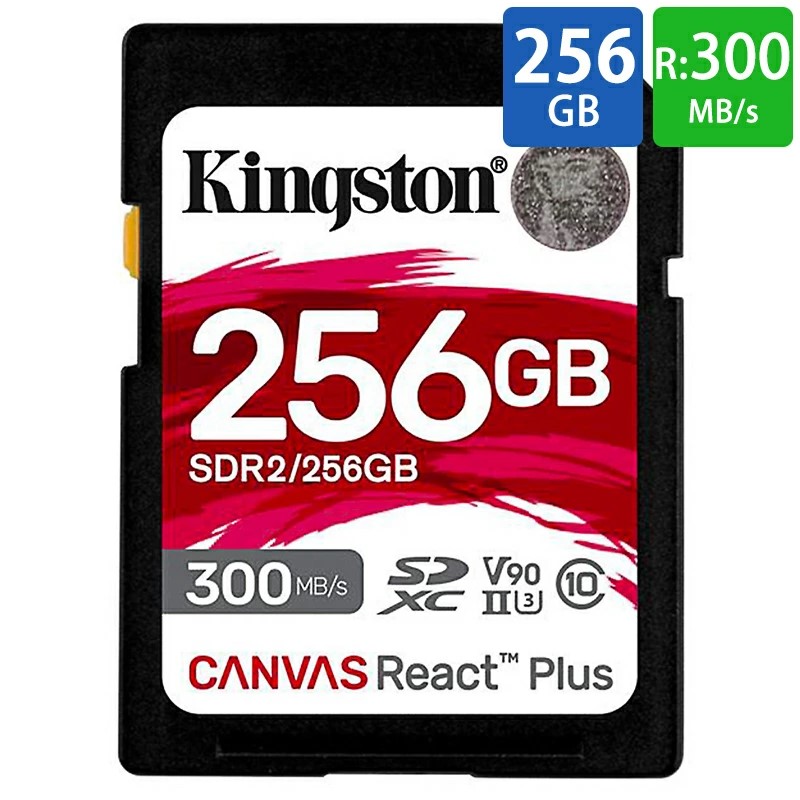 Kingston Canvas React Plus SDHC 256GB (SDR2/256GB) | Hàng chính hãng