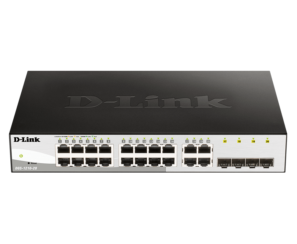 D-Link DGS-1210-20 – Switch Gigabit Smart Managed 20 Cổng