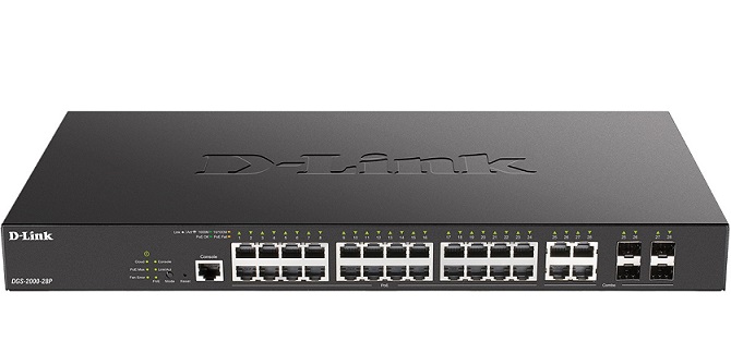 D-Link DGS-2000-28P – Switch Managed Gigabit 28 Port PoE+ 193W