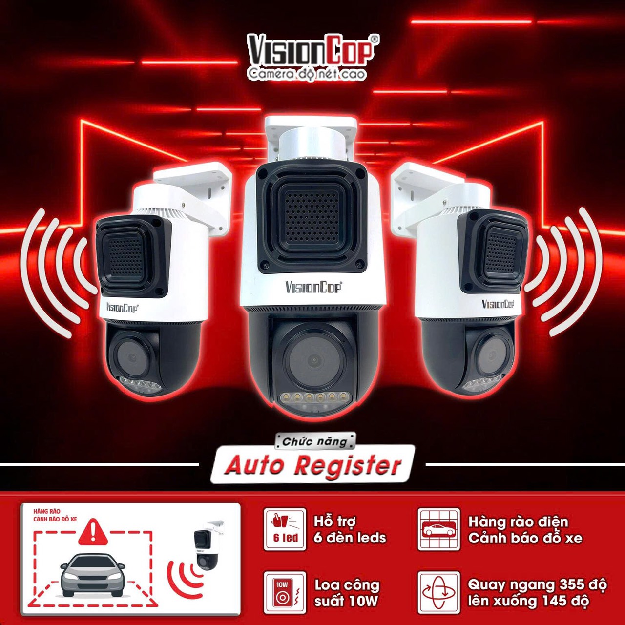 Camera IP Wifi VisionCop VSC-IP00406RAK-SLV: Siêu Phẩm Giám Sát 4.0MP Toàn Diện