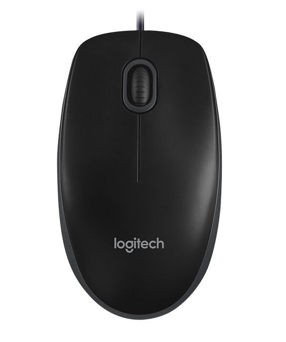 Chuột có dây Logitech B100 USB 910-006605 | Hàng chính hãng