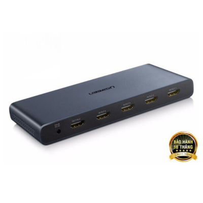 Bộ gộp HDMI 4 vào 1 ra hiển thị chung 1 màn hình Ugreen 50745 chính hãng | Hàng chính hãng