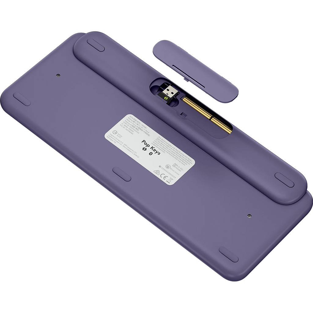 Bàn phím cơ không dây Logitech POP Keys (Tím) 920-011227 (lavender) | Hàng chính hãng