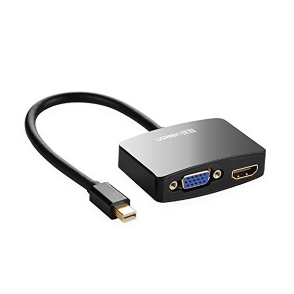 Cáp chuyển Ugreen 10439 Mini Displayport sang VGA + HDMI | Hàng chính hãng