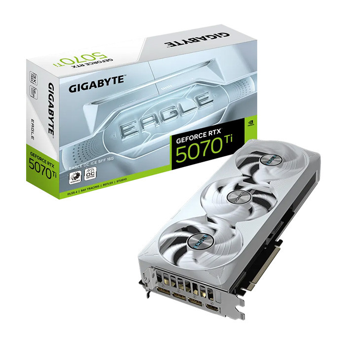 Card đồ họa Gigabyte GeForce RTX™ 5070 Ti EAGLE OC ICE 16G