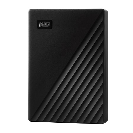 Ổ cứng di động HDD WD My Passport 4TB 2.5" USB 3.2, Model: WDBPKJ0040BRD-WESN, màu đỏ/đen