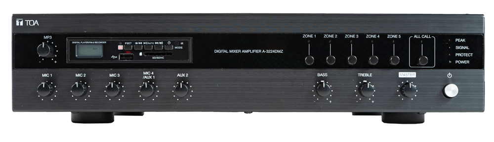 Tăng Âm Số Liền Mixer TOA A-3212DMZ-AS (120W) và A-3224DMZ-AS (240W)
