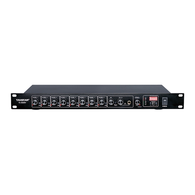 Bộ trộn micro hội nghị thông minh 8 kênh TS-808V | Hàng chính hãng