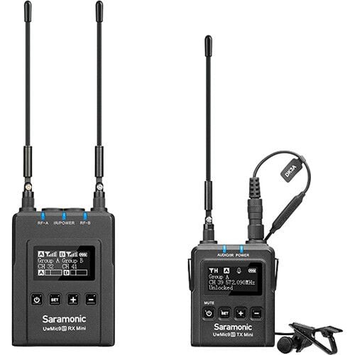 Bộ Micro Không Dây Saramonic UwMic9S Kit1 Mini (SR-UwMic9S Kit1 Mini)