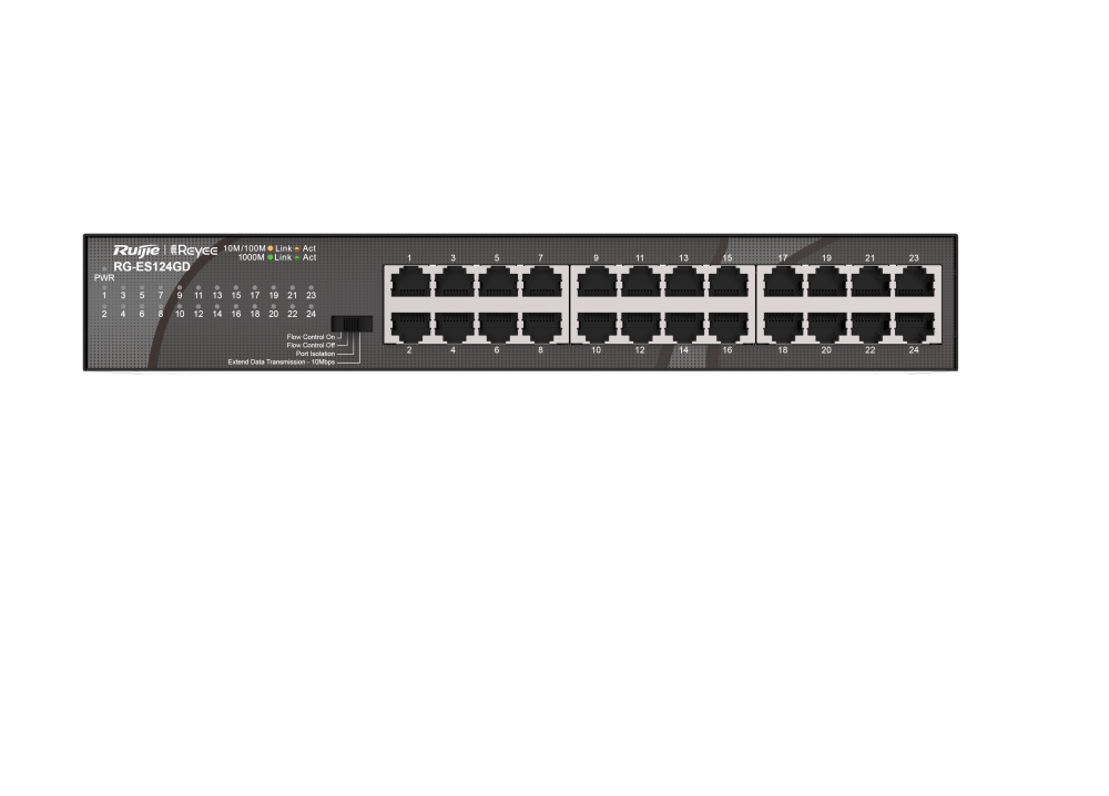Switch Ruijie Reyee RG-ES124GD (24-Port 10/100/1000 Mbps) | Hàng chính hãng