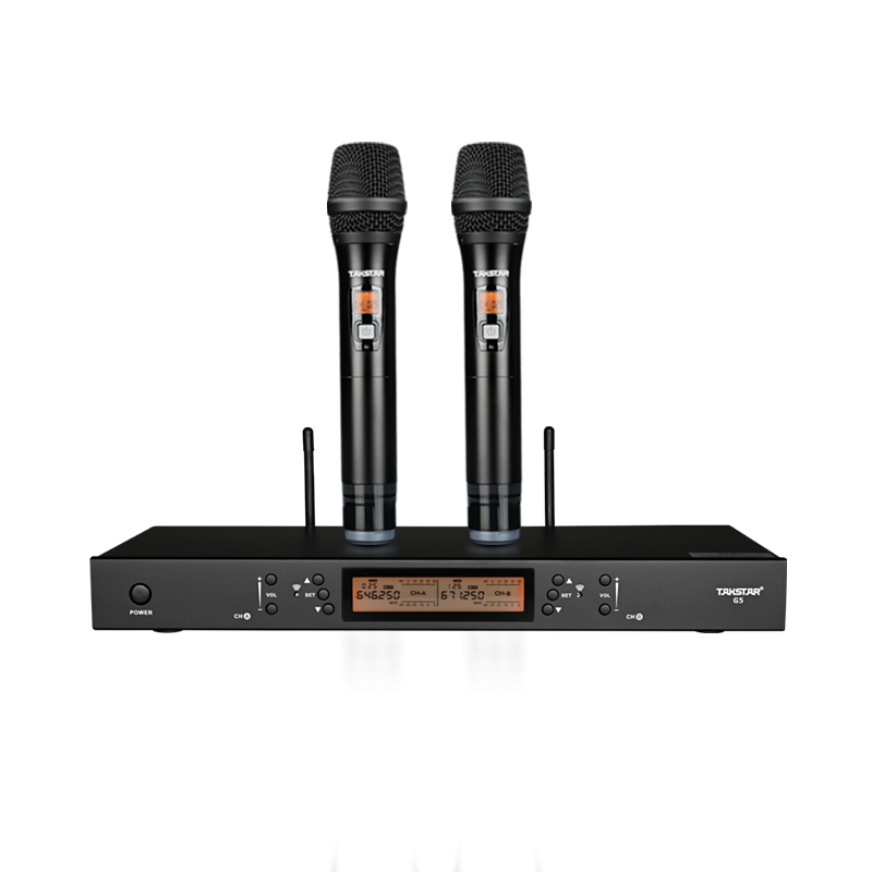 Bộ micro không dây cầm tay UHF kênh kép G5 | Hàng chính hãng
