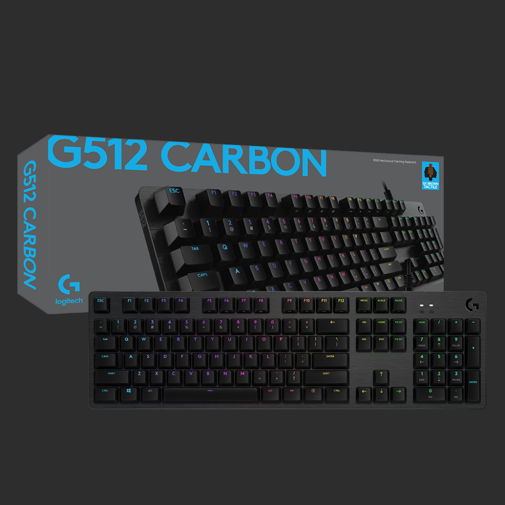 Bàn phím gaming Logitech G512 LIGHTSYNC RGB Mechanical chính hãng