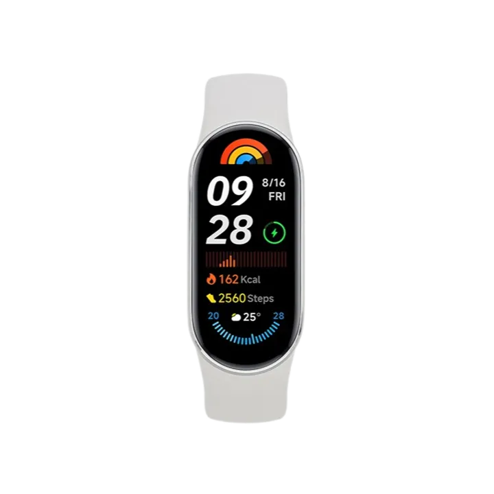 Vòng đeo tay thông minh Xiaomi Mi Band 9 Glacier Silver BHR8340GL | Hàng chính hãng