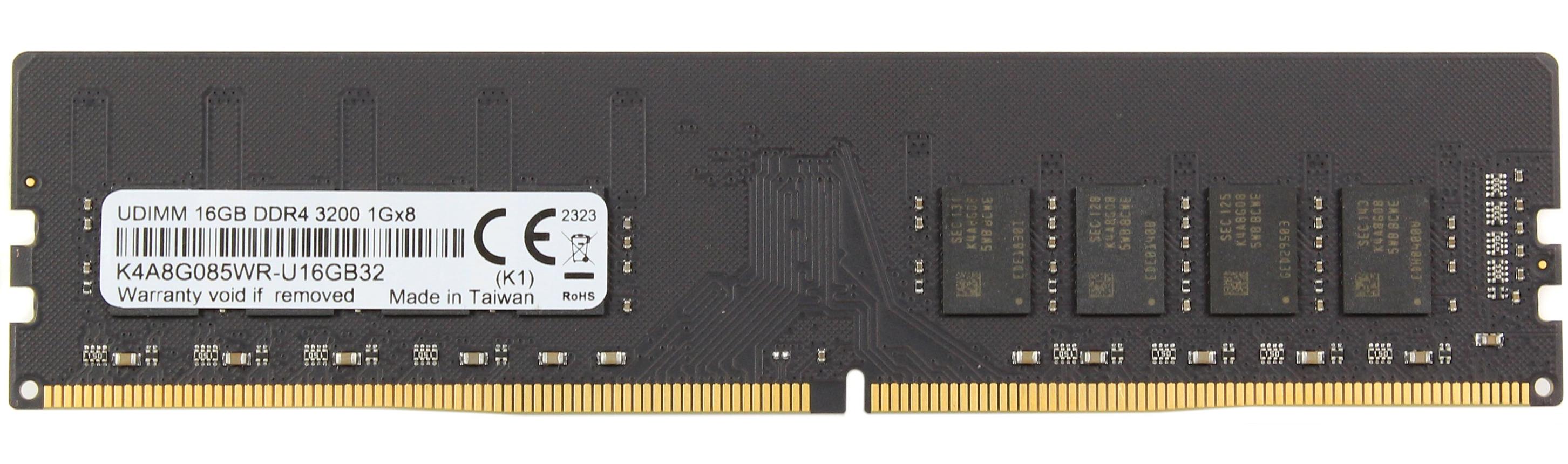 RAM DDR4 16GB 3200MHz UDIMM