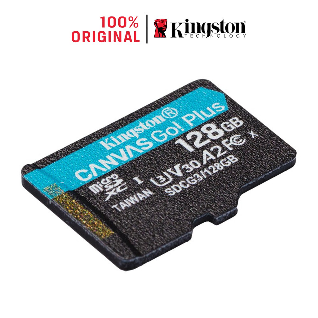 Thẻ nhớ Kingston microSDXC Canvas Go! Plus 128GB | Hàng chính hãng