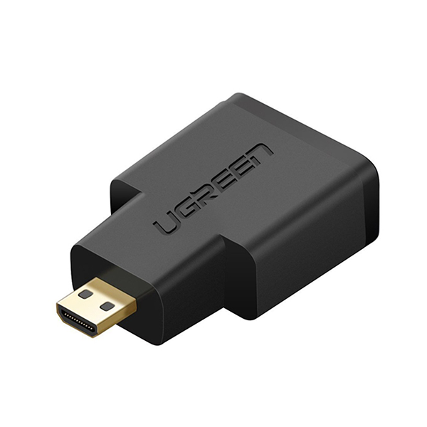 Đầu chuyển MICRO HDMI (đực) to HDMI (cái) adapter Ugreen 20106 | Hàng chính hãng