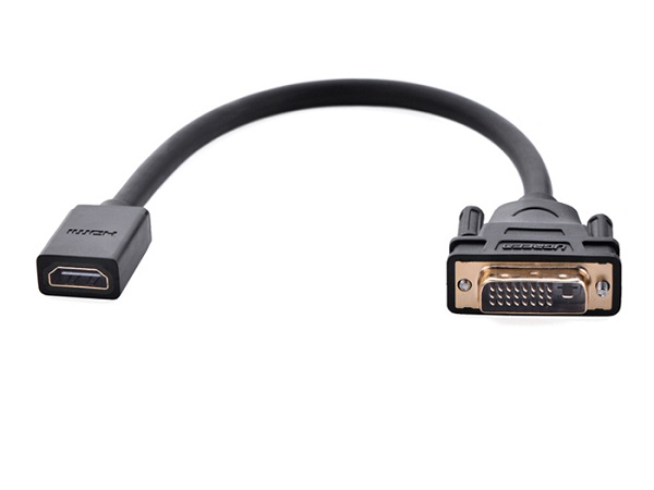 Cáp chuyển đổi DVI 24+1 to HDMI Ugreen 20118 | Hàng chính hãng