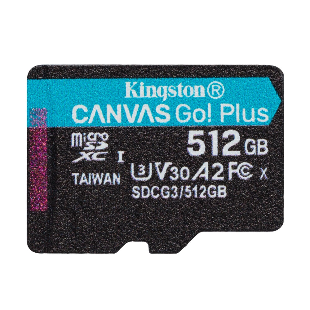 Kingston Canvas Go Plus SDXC 512GB (SDG3/512GB) | Hàng chính hãng