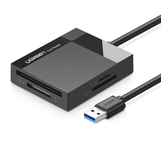 Đầu đọc thẻ USB 3.0 hỗ trợ SD/TF chính hãng Ugreen 20250 | Hàng chính hãng