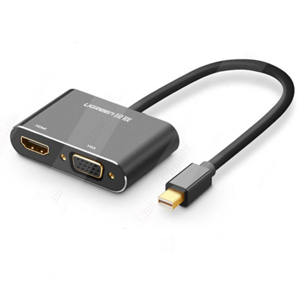 Cáp chuyển Ugreen 20422 Mini Displayport sang VGA + HDMI | Hàng chính hãng
