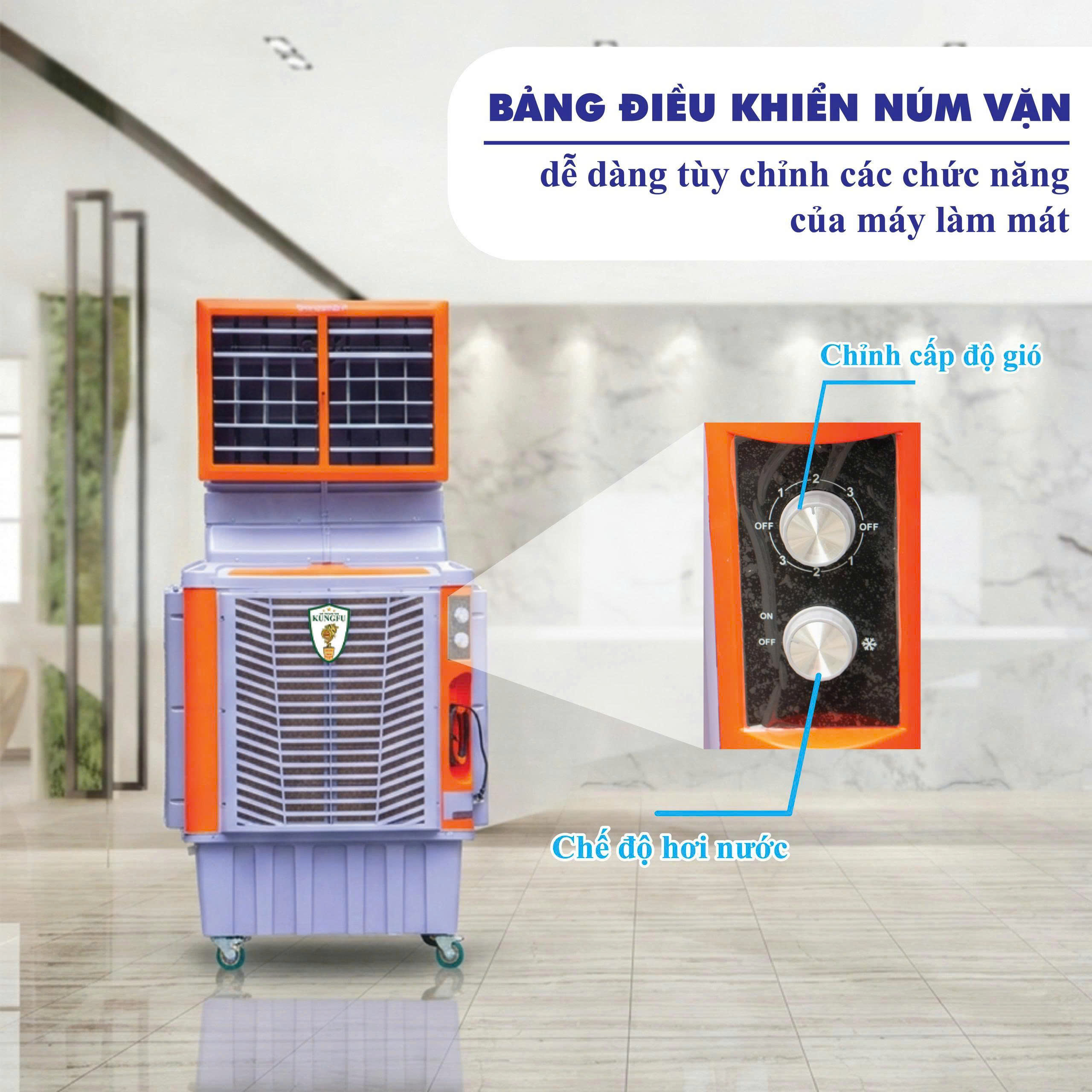 Máy Làm Mát Công Nghiệp Kungfu KF-130 – Giải Pháp Giải Nhiệt Diện Tích Lớn