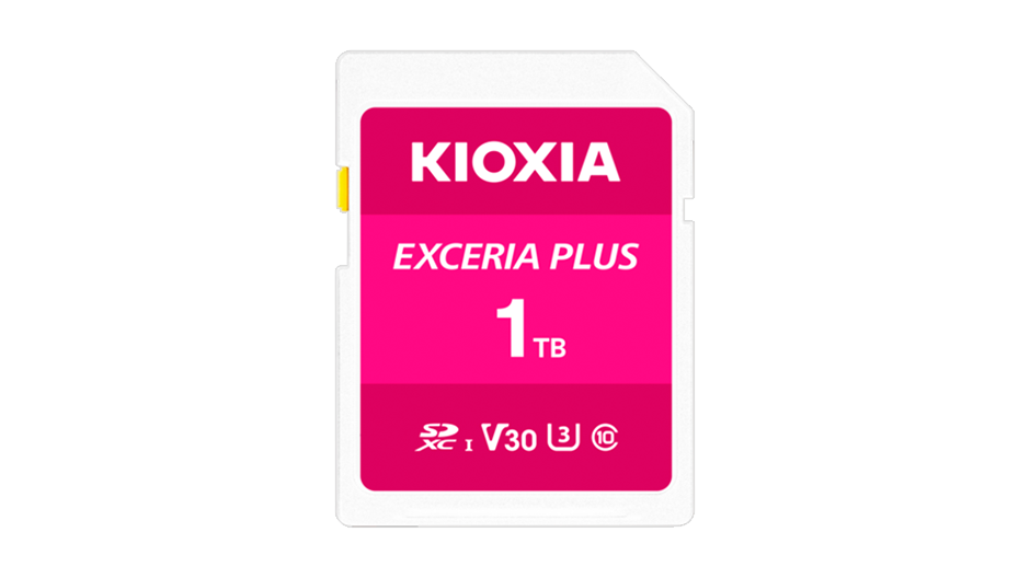 Thẻ nhớ KIOXIA EXCERIA PLUS SD 1TB LNPL1M001TG4 – UHS-I U3, V30, tốc độ đọc 100MB/s