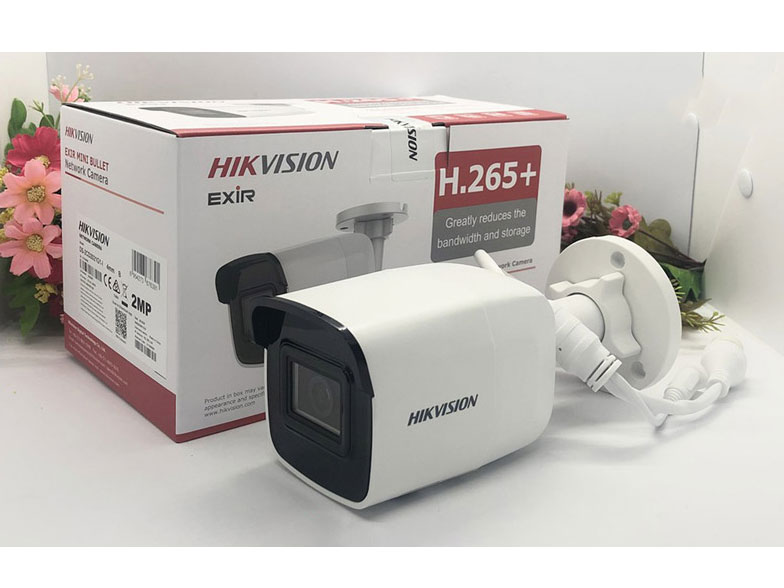 Camera IP Bullet Hikvision DS-2CD2021G1-I (2MP, H.265+, Hồng ngoại 30m, IP67)