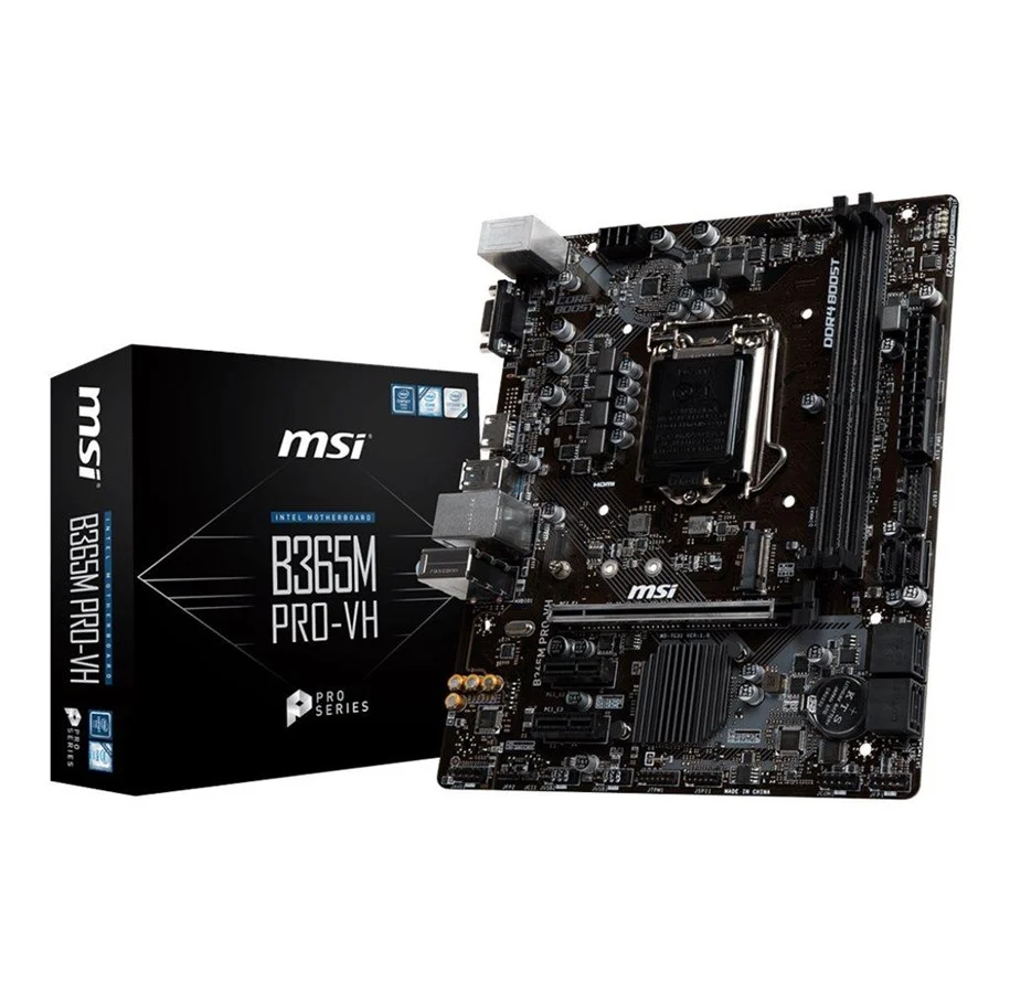 Mainboard MSI B365M PRO-VH Socket 1151 m-ATX với 2 khe RAM