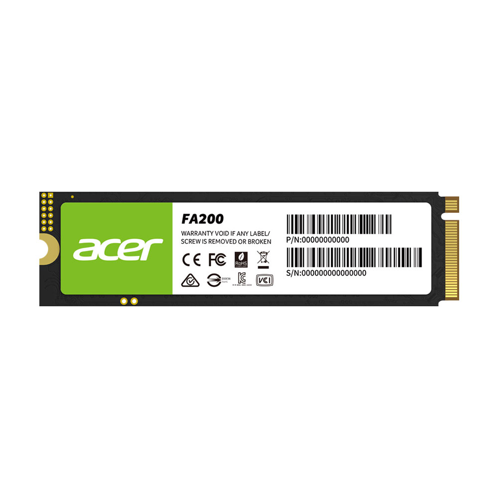Ổ cứng SSD Acer FA200-1TB NVMe PCIe Gen4 M.2