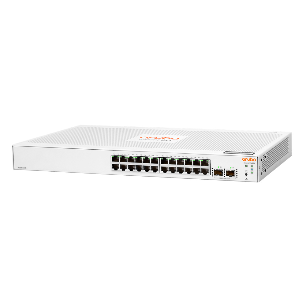 JL812A Aruba Instant On 1830 24G 2SFP Switch | Hàng chính hãng