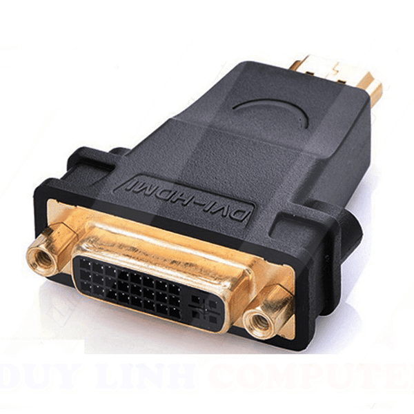 Đầu chuyển HDMI (đực) to DVI (cái) Adapter Ugreen 20123 | Hàng chính hãng