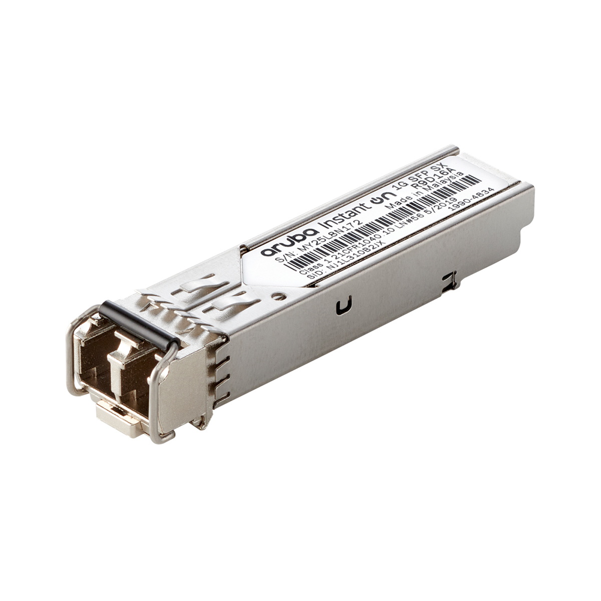 R9D16A Module Quang Aruba 1G SFP LC SX 500m OM2 MMF Transceiver | Hàng chính hãng