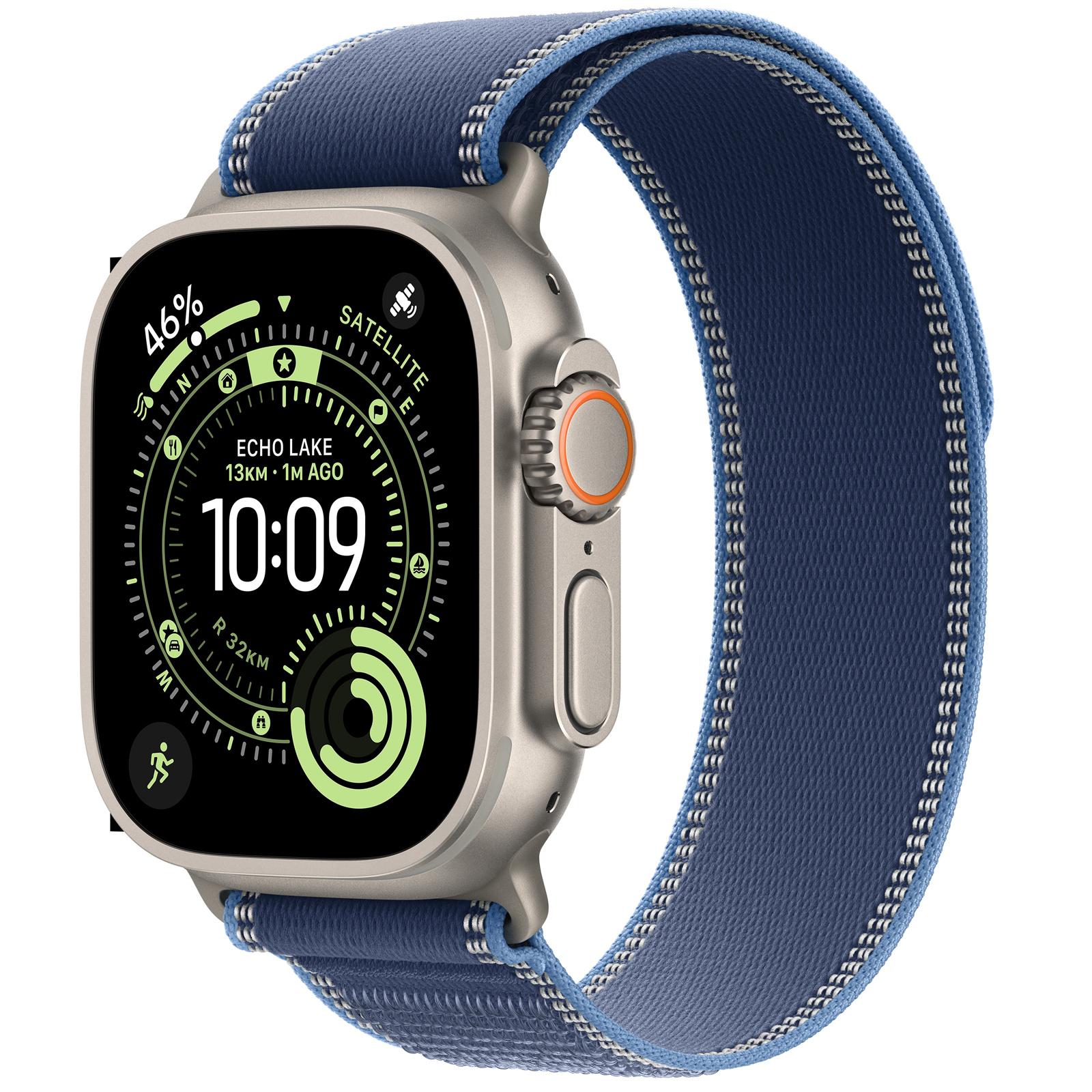 Apple Watch Ultra 3 49mm Natural Titanium Trail Loop S