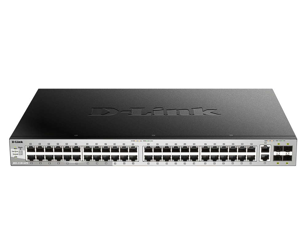 D-Link DGS-3130-54TS – Switch Layer 3 Stackable Managed 54 Port Gigabit