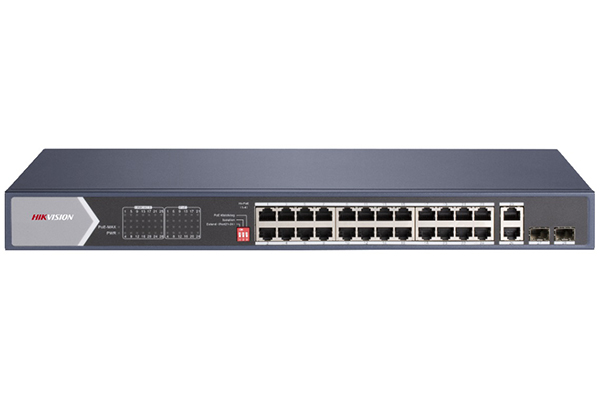 Switch Hi-PoE 28 cổng Gigabit không được quản lý HIKVISION DS-3E0528HP-E | Hàng chính hãng