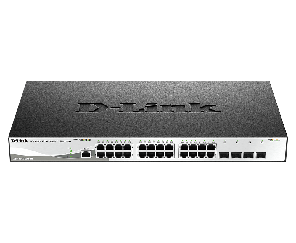 D-LINK DGS-1210-28X/ME – SWITCH GIGABIT METRO ETHERNET 28 CỔNG