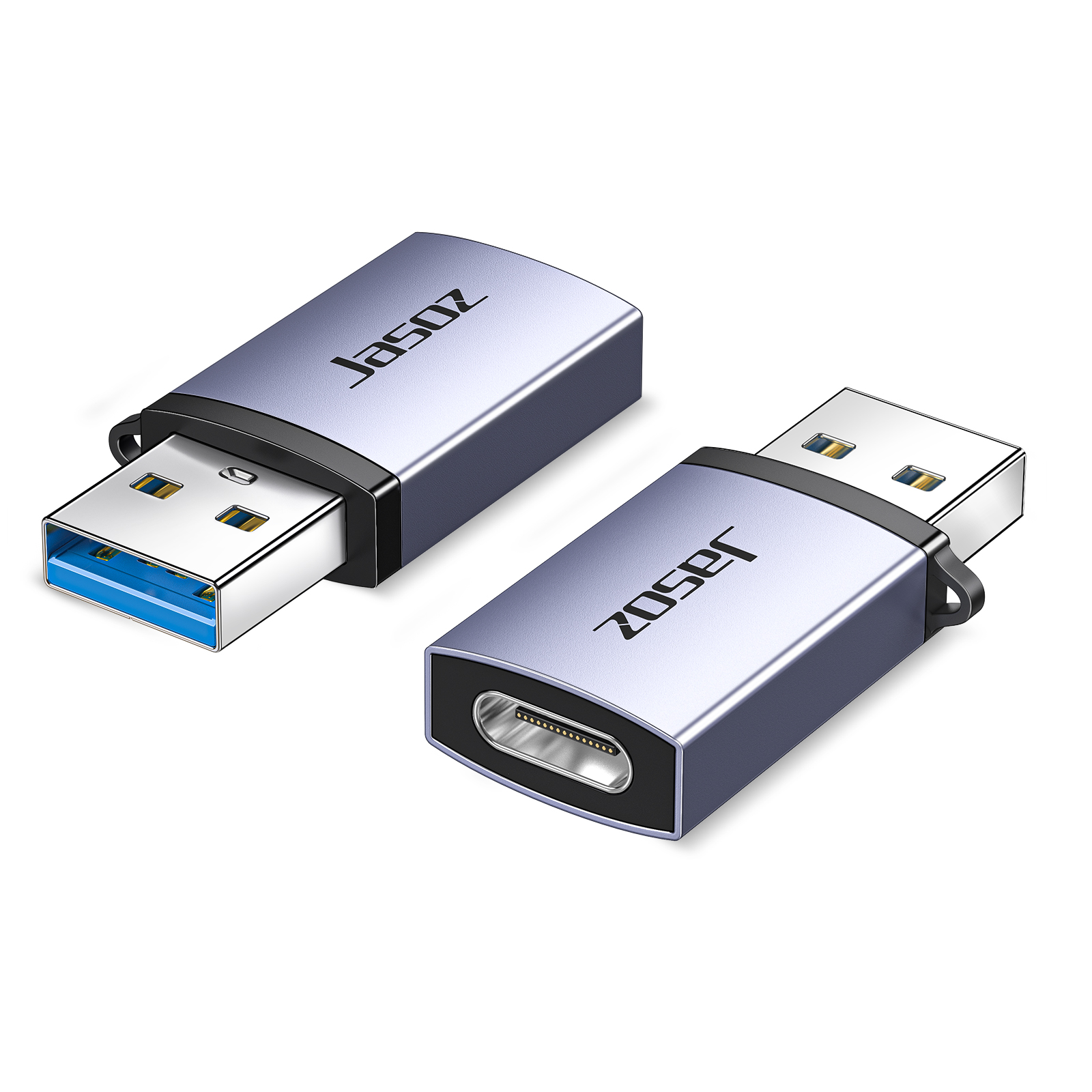 Đầu Chuyển USB 3.0 Sang Type-C JASOZ T-G160 – Sạc Nhanh 18W, Hỗ Trợ OTG & Âm Thanh