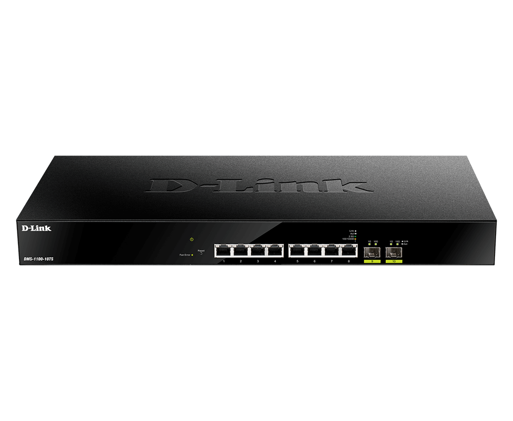 D-Link DMS-1100-10TS – Switch Smart Managed 10 cổng Multi-Gigabit 2.5G