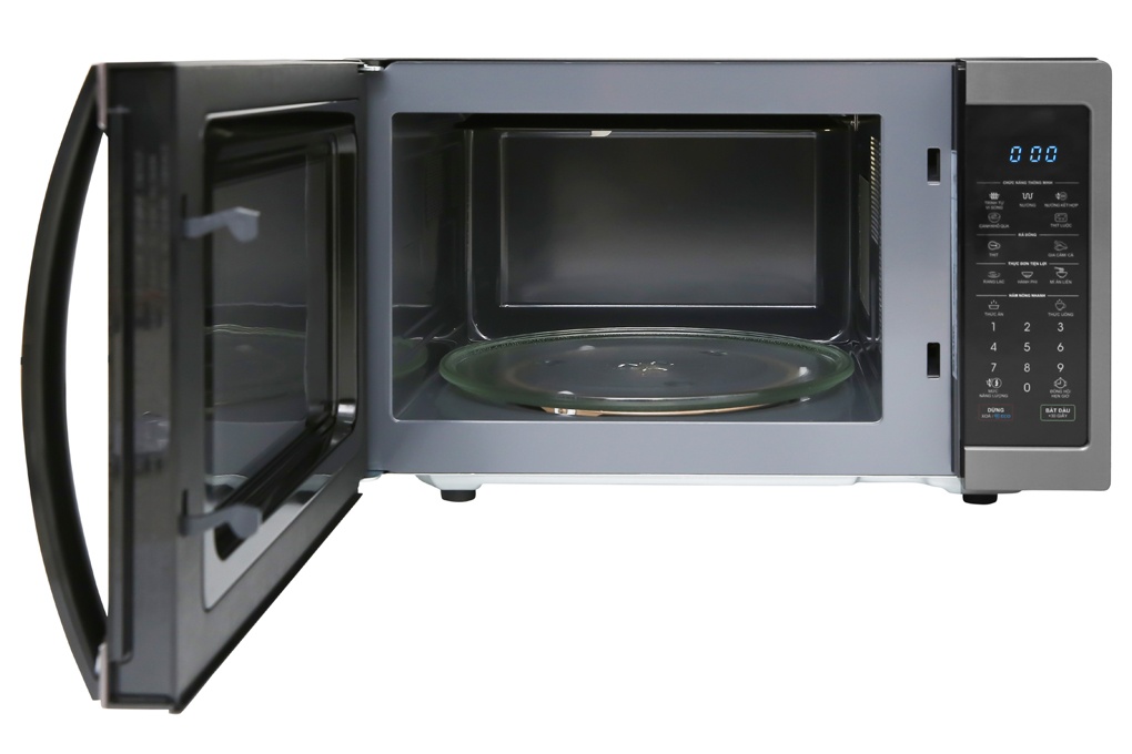 Lò vi sóng điện tử có nướng 28L Sharp R-G728XVN-BST Mới 2020 | Hàng chính hãng