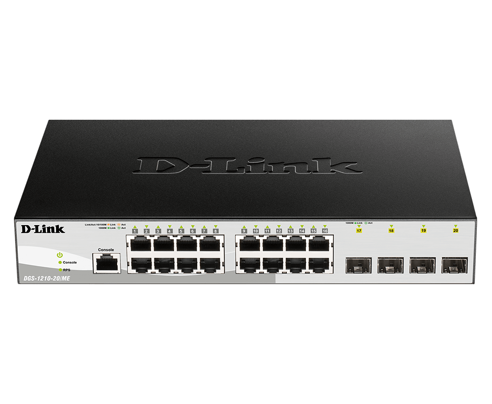 D-Link DGS-1210-20/ME – Switch Gigabit Metro Ethernet 20 Cổng