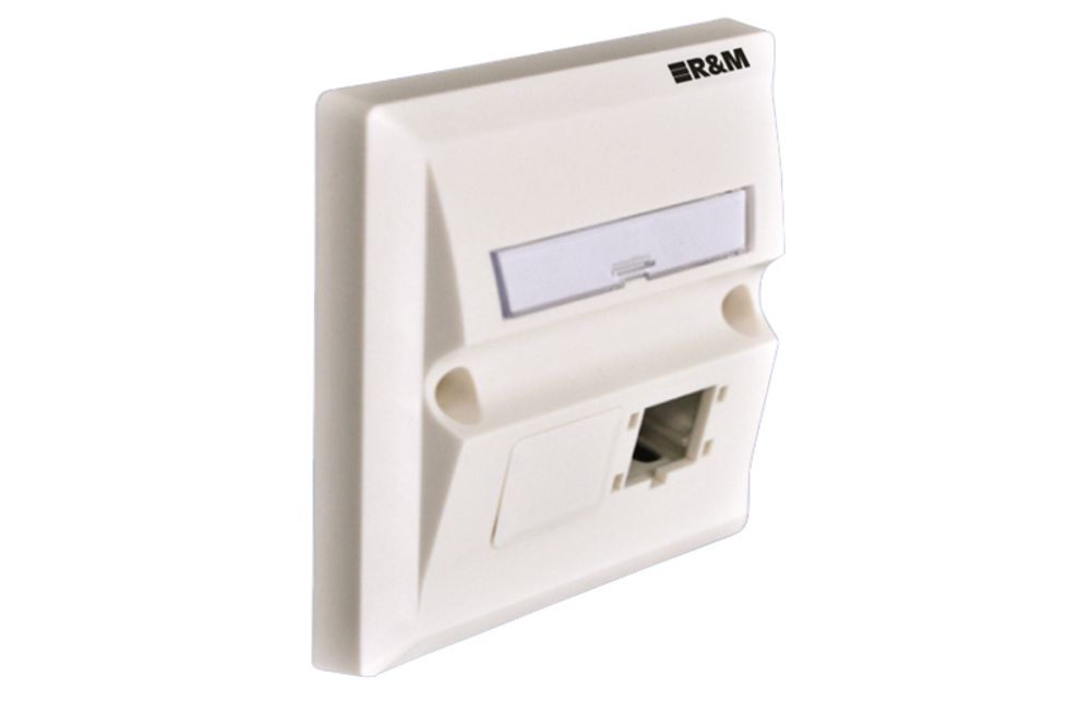 Logo In BS Faceplate 2x1 Port