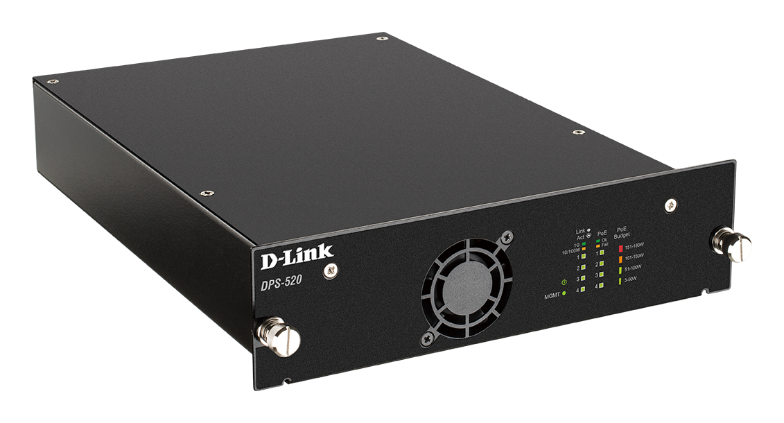 D-Link DPS-520 – Bộ nguồn dự phòng PoE Redundant Power Supply 180W