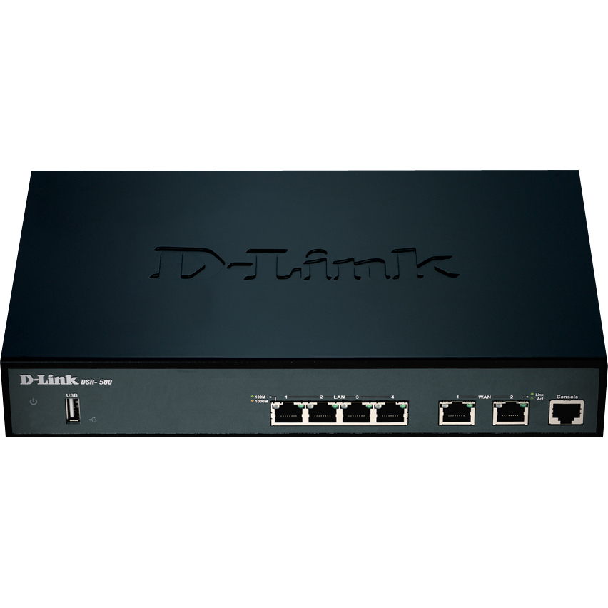 D-Link DSR-500 – Router VPN Unified Services Dual WAN Gigabit