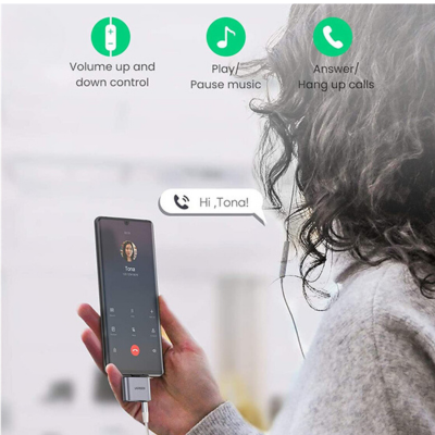 Đầu chuyển USB Type C to 3.5mm + sạc PD 30W Ugreen 70311 | Hàng chính hãng