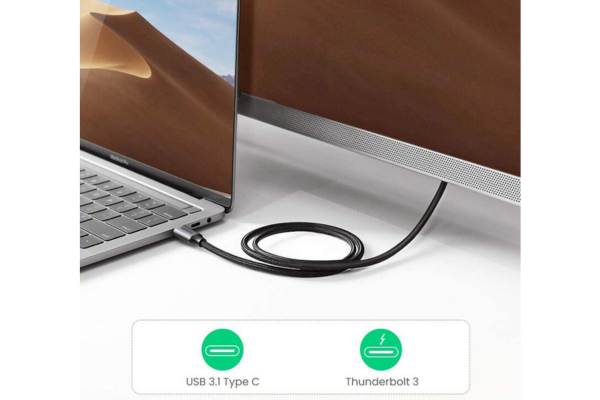 Cáp USB Type C to HDMI dài 3M Ugreen 50766 hỗ trợ 4K@60Hz | Hàng chính hãng