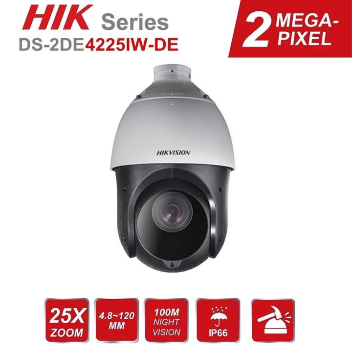Camera IP Speed Dome 2MP Hikvision DS-2DE4225IW-DE | Chính hãng