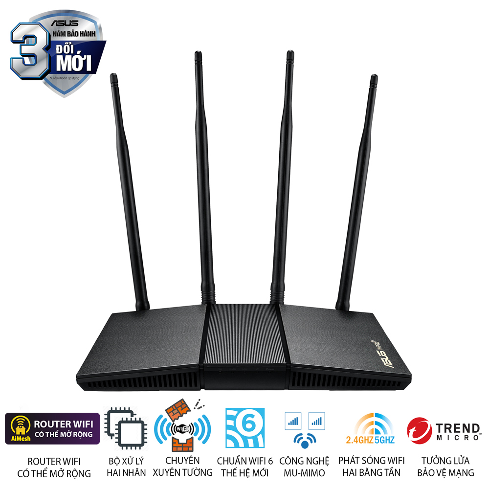 Bộ phát wifi ASUS RT-AX1800HP V2
